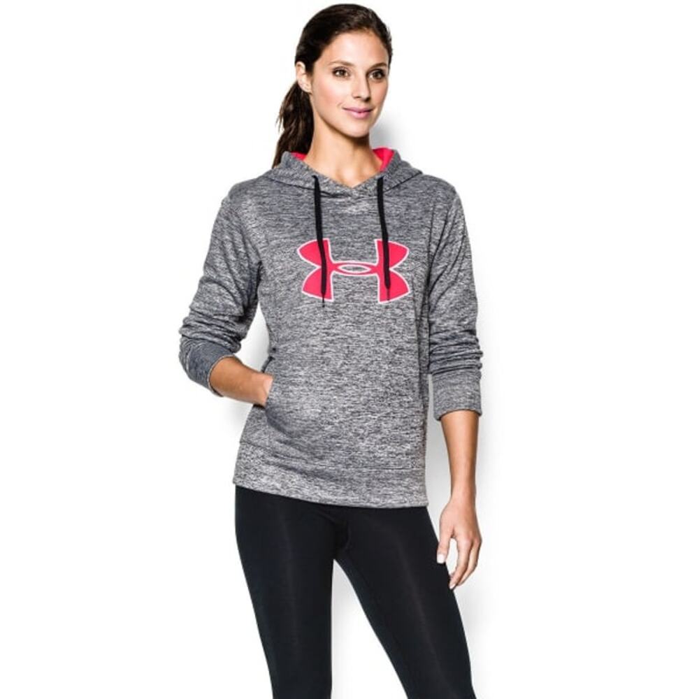 Under Armour Gray/Melon Hoodie Sz Large